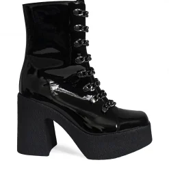 ALTERCORE Buty Wegańskie|Platformy>ADELE VEGAN BLACK PATENT
