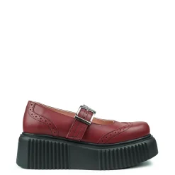 ALTERCORE Buty Wegańskie|Platformy>Anabelle Vegan Burgundy