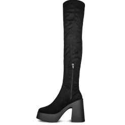 ALTERCORE Kozaki>Daphne Faux Suede Black