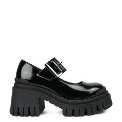 ALTERCORE Buty Wegańskie|Platformy>GALIA VEGAN BLACK PATENT