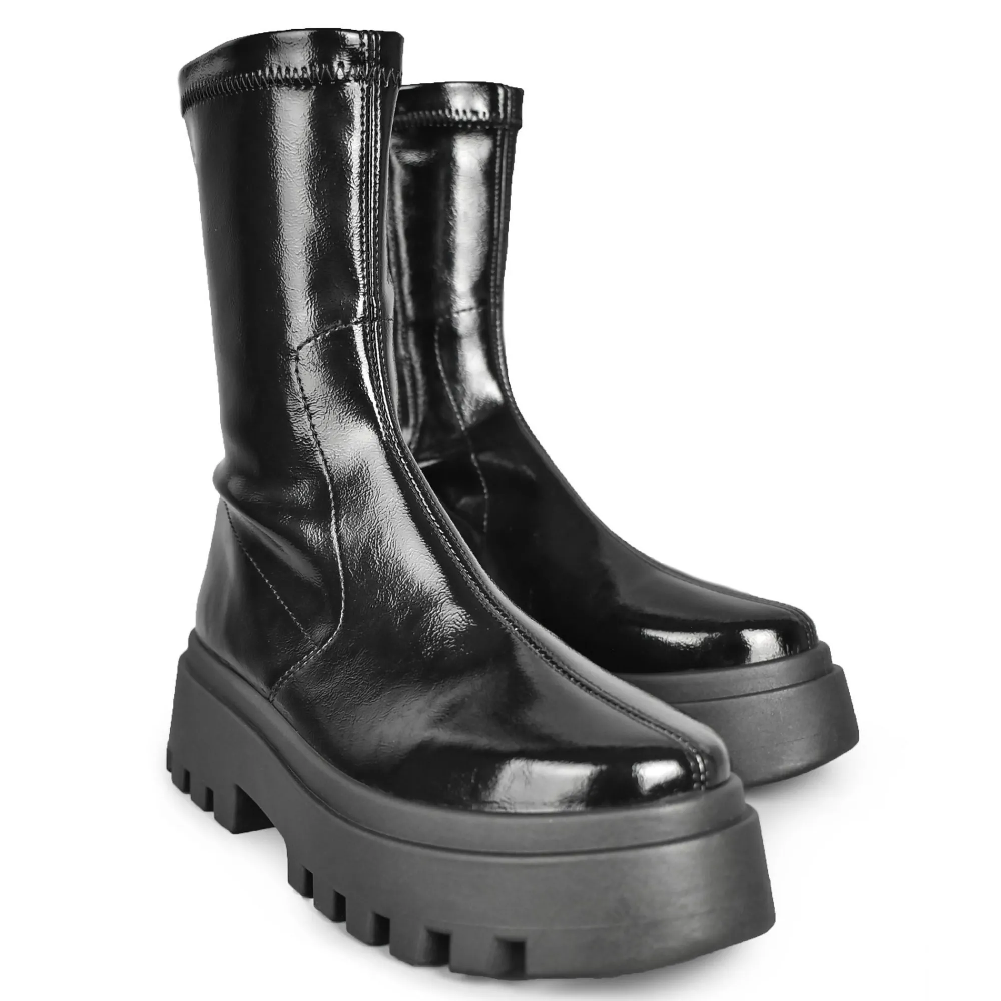 ALTERCORE Botki>Morrigan Black Patent