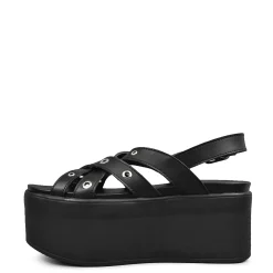 ALTERCORE Buty Wegańskie|Platformy>Nitta Vegan Black