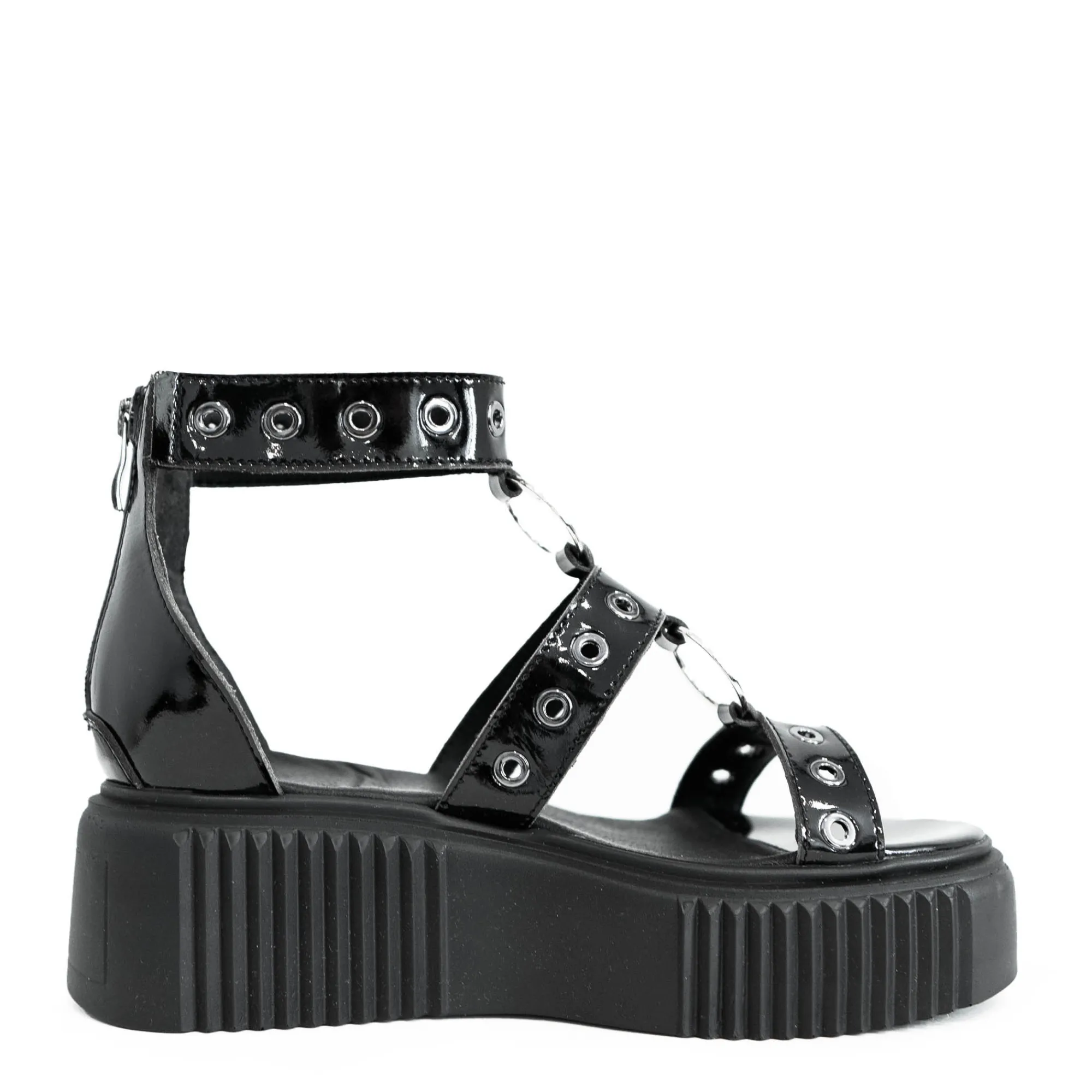 ALTERCORE Buty Wegańskie|Platformy>PIPER VEGAN BLACK PATENT