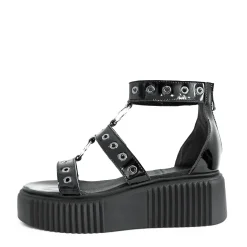 ALTERCORE Buty Wegańskie|Platformy>PIPER VEGAN BLACK PATENT