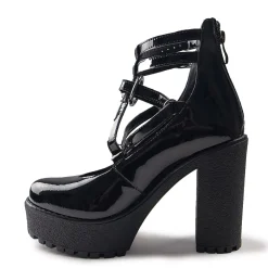 ALTERCORE Buty Wegańskie|Botki>Topaz Vegan Black Patent