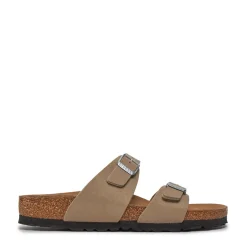 Birkenstock Buty Wegańskie|Klapki>Soft Birki 1026700 Vegan Gray Taupe