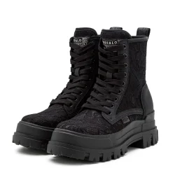 Buffalo Buty Wegańskie|Botki>1622283 Aspha RLD Lace Vegan Black