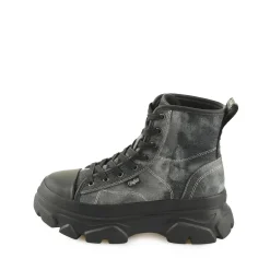 Buffalo Buty Wegańskie|Platformy>1622512 CADE LACE UP HI DARK GREY