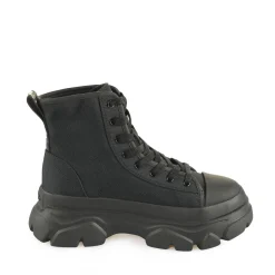 Buffalo Buty Wegańskie|Platformy>1622509 CADE LACE UP HI BLACK