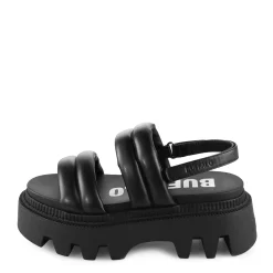 Buffalo Buty Wegańskie|Platformy>1602201 FLORA VEGAN BLACK
