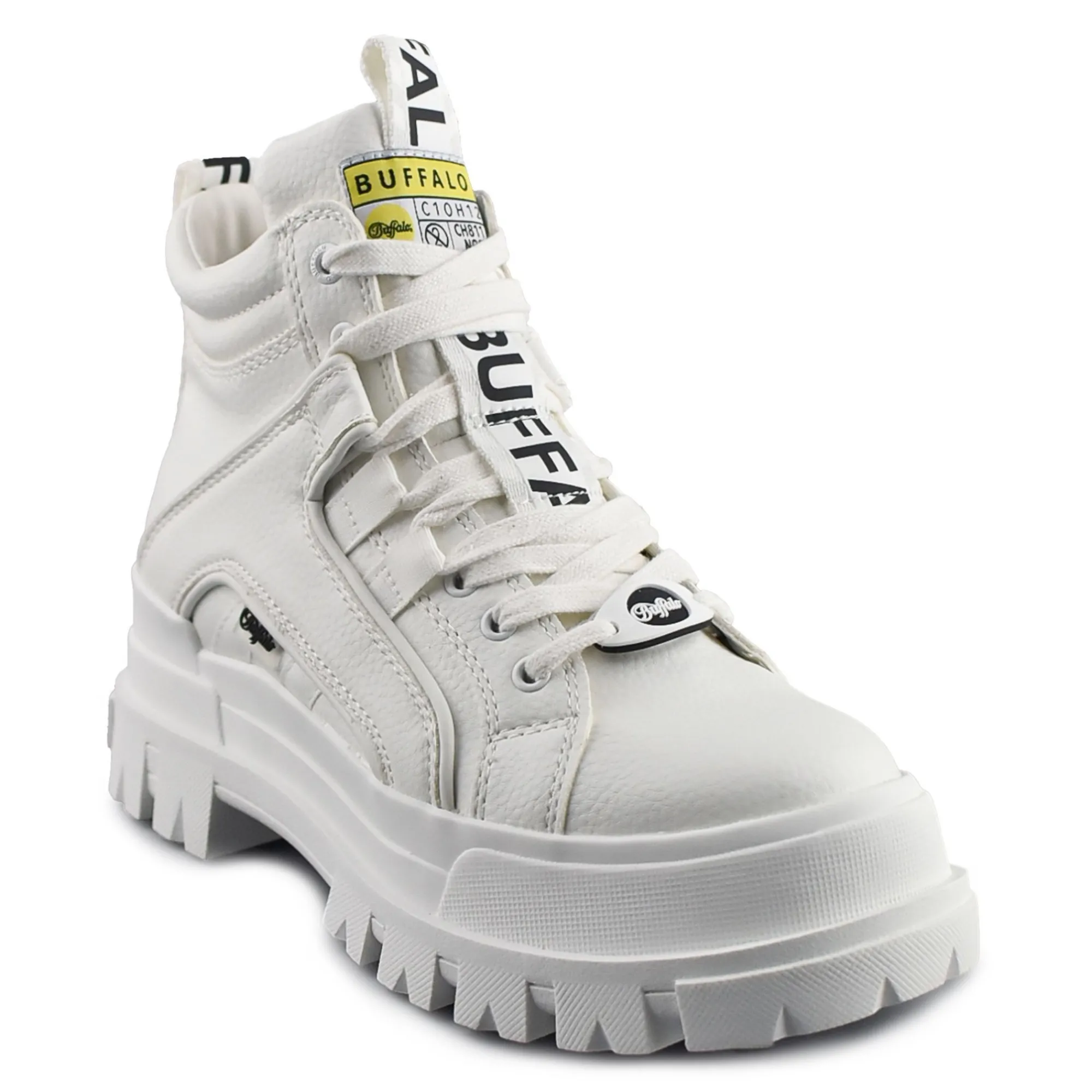 Buffalo Buty Wegańskie|Platformy>Aspha NC MID White