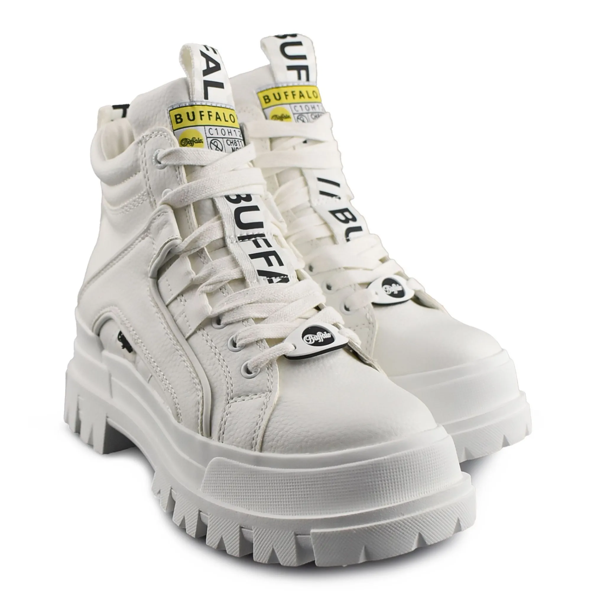 Buffalo Buty Wegańskie|Platformy>Aspha NC MID White