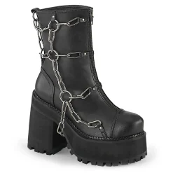 DemoniaCult Buty Wegańskie|Platformy>DEMONIA CULT ASSAULT-66 BLACK/36