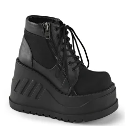 DemoniaCult Buty Wegańskie|Platformy>DEMONIA CULT STOMP-10 BLACK