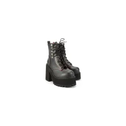 DemoniaCult Buty Wegańskie|Platformy>ASSAULT-100 Black