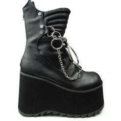 DemoniaCult Buty Wegańskie|Platformy>KERA-130 Vegan Black