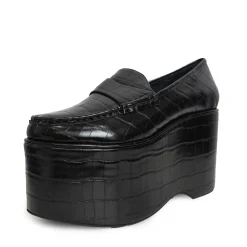 Jeffrey Campbell Nowości|Platformy>Soaring JC-1505-1-18 Black Croco