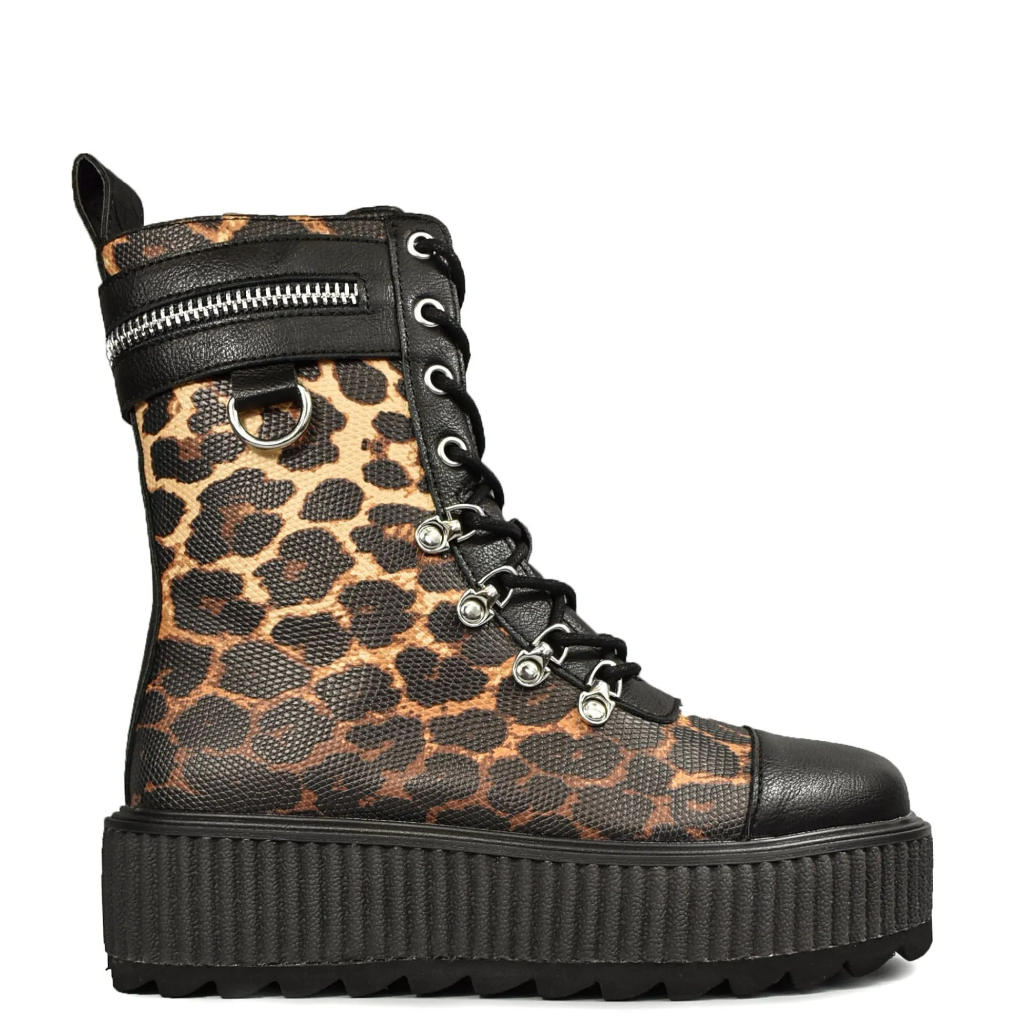 Killstar Platformy|Trzewiki>Radiclaw Boots Leopard