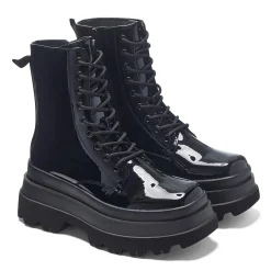 Koi Footwear Platformy|Botki>SWD-03 BLACK PATENT