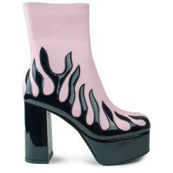LAMODA Botki>LMF 1566 Black/Pink